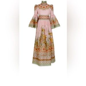 Zimmerman midi dress kaleidoscope